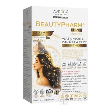 AVROPA BeautyPharm Forte prášok, malinová príchuť 1x210 g obrázok