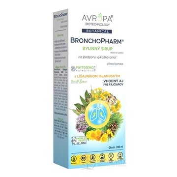 AVROPA BronchoPharm bylinný sirup 1x200 ml obrázok