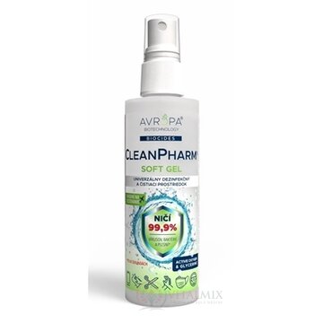 AVROPA CleanPharm SOFT GEL univerzálny dezinfekčný a čistiaci prostriedok 1x100 ml obrázok