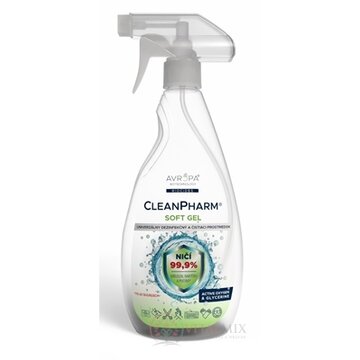 AVROPA CleanPharm SOFT GEL univerzálny dezinfekčný a čistiaci prostriedok 1x500 ml obrázok