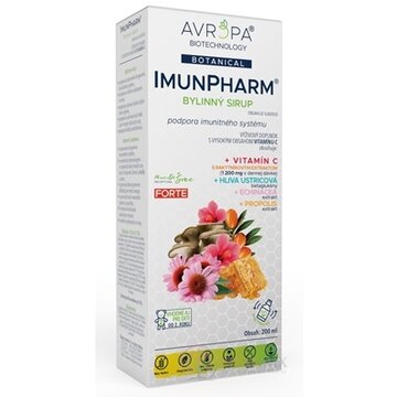 AVROPA ImunPharm bylinný sirup 1x200 ml obrázok