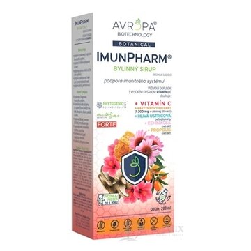 AVROPA ImunPharm bylinný sirup 1x200 ml obrázok