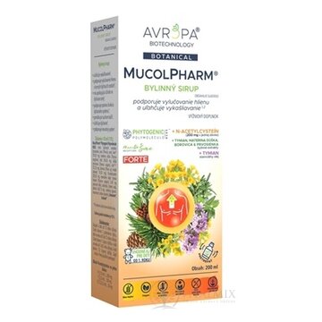 AVROPA MucolPharm bylinný sirup 1x200 ml obrázok