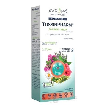 AVROPA TussinPharm bylinný sirup 1x200 ml obrázok