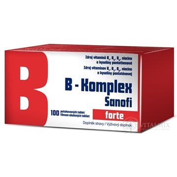 B-Komplex forte Sanofi tbl flm 1x100 ks obrázok