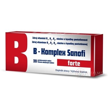 B-Komplex forte Sanofi tbl flm 1x20 ks obrázok