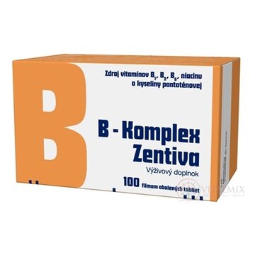 B-Komplex Zentiva tbl flm 1x100 ks obrázok