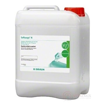 B.BRAUN Softasept N bezfarebný dezinfekčný roztok na pokožku 1x5 l obrázok