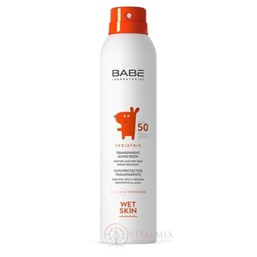 BABÉ SLNKO Opaľovací sprej pre deti SPF 50 (Pediatric Transparent Sunscreen) transparentný sprej s ochranným faktorom 1x200 ml obrázok