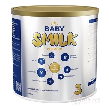 BABYSMILK PREMIUM 3 mliečna výživa pre malé deti v prášku, s Colostrom (12 - 24 mesiacov) 1x900 g obrázok