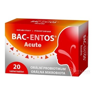 BAC-ENTOS Acute tablety rozpustné v ústach 1x20 ks obrázok