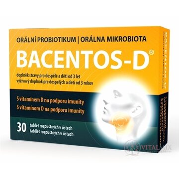 BACENTOS-D tablety rozpustné v ústach 1x30 ks obrázok