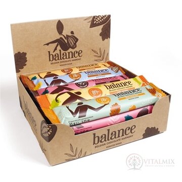 BALANCE ČOKOLÁDA MIX TYČINIEK belgická, so sladidlom zo stévie 20x35 g obrázok