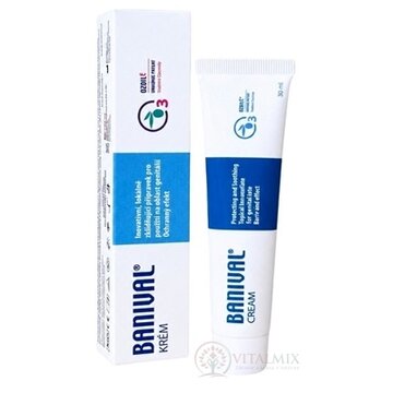 BANIVAL krém na oblasť genitálií, ochranný, OzoilE 1x30 ml obrázok