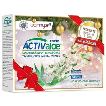 Barny's ACTIValoe FORTE trojbalenie (Vianočné) 3x500 ml, 1x1 set obrázok