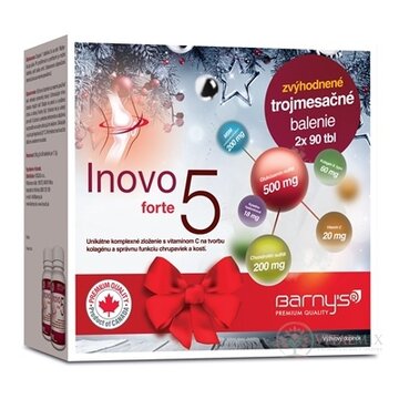 Barny's Inovo 5 forte tbl 2x90 (180 ks) zvýhodnené trojmesačné balenie, 1x1 set obrázok