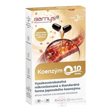 Barny's KOENZÝM Q10 DUAL 60 mg cps (zvýhodnené balenie) 2x30 (60 ks) obrázok