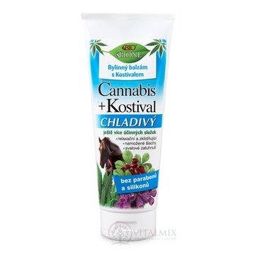 BC BIO Cannabis + Kostihoj konský balzam Chladivý 1x200 ml obrázok