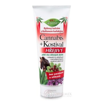 BC BIO Cannabis + Kostihoj konský balzam Hrejivý 1x200 ml obrázok
