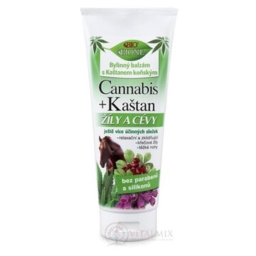 BC BIO Cannabis+Gaštan konský balzam Žily a cievy 1x200 ml obrázok