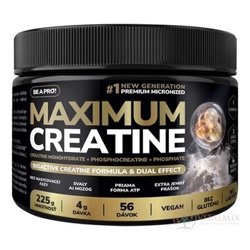 BE A PRO! MAXIMUM CREATINE dual effect prášok 1x225 g obrázok
