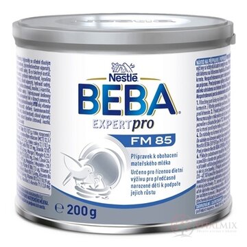 BEBA EXPERT pro FM 85 výživa pre predčasne narodené deti, na obohatenie mlieka 1x200 g obrázok