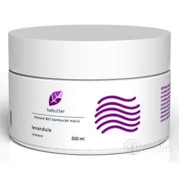 Bebutter šl.BIO bambucké maslo Levanduľa krémový telový balzam, relax, 1x200 ml obrázok