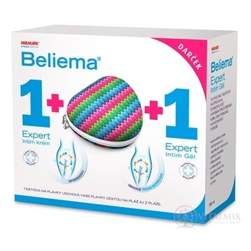Beliema Expert Intim Krém + Expert Intim Gél 1+1 intímny krém 30 ml + gél 200 ml + darček taška na plavky, 1x1 set obrázok