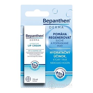 Bepanthen DERMA HYDRATING LIP CREAM tyčinka na pery s panthenolom 1x7,5 ml obrázok