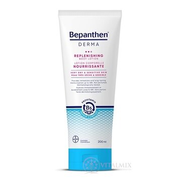 Bepanthen DERMA REPLENISHING BODY LOTION hĺbkovo vyživujúce telové mlieko 1x200 ml obrázok