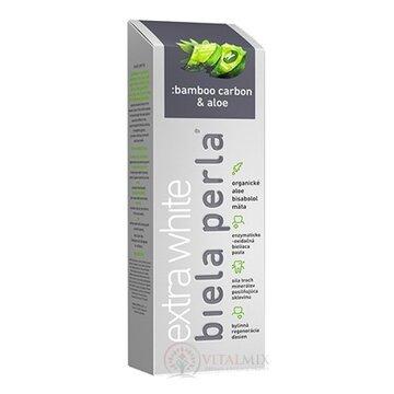 Biela perla Bamboo carbon & aloe zubná pasta 1x75 ml obrázok