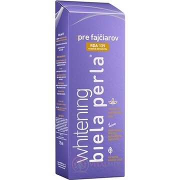 Biela perla Pre fajčiarov whitening zubná pasta bieliaca (inov.2022) 1x75 ml obrázok
