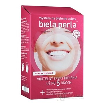 Biela perla Systém na bielenie zubov (aplikátory + aktivátor 8 ml + bieliaci gél 75 ml ) 1x1 set obrázok