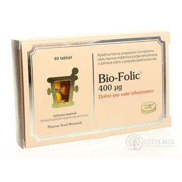 Bio-FOLIC 400 µg tbl 1x60 ks obrázok