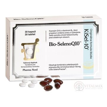 Bio-SelenoQ10 cps 30 (Bio-Q10 Active Gold 100 mg) + tbl 30 (Bio-SelenoPrecise) (60 ks) obrázok
