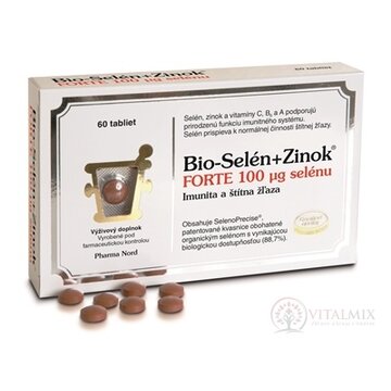 Bio-SELEN+ZINOK FORTE 100 μg selénu tbl 1x60 ks obrázok