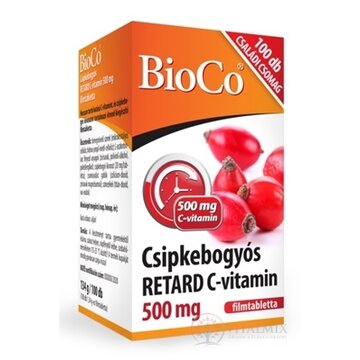 BioCo Vitamín C RETARD 500 mg s plodom šípky tbl 1x100 ks obrázok