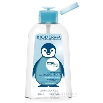BIODERMA ABCDerm H2O REVERZNA PUMPA micelárna čistiaca voda 1x1 l obrázok
