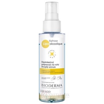 BIODERMA Biphase Lipo alcoolique dezinfekčný prípravok na ruky 1x100 ml obrázok