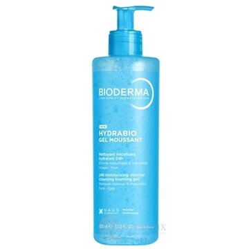 BIODERMA Hydrabio GEL MOUSSANT NEW hydratačný micelárny čistiaci gél, 24 hodín, 1x400 ml obrázok