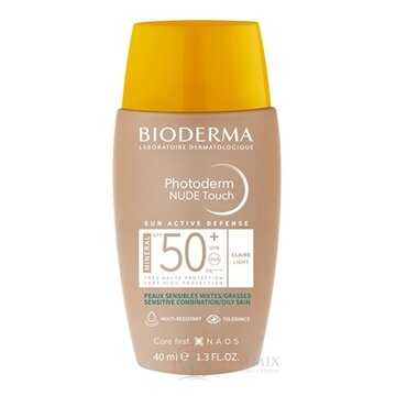 BIODERMA Photoderm NUDE Touch SPF50 + (V4) tónovací fluid svetlý (inov. 2022) 1x40 ml obrázok