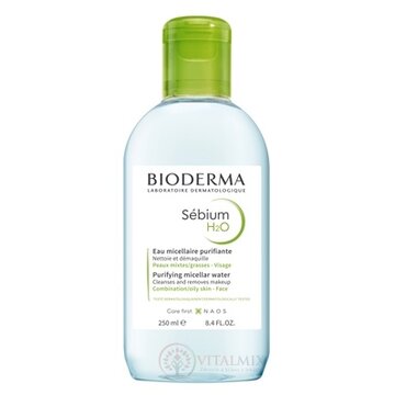 BIODERMA Sébium H2O micelárna pleťová voda na mastnú a zmiešanú pleť 1x250 ml obrázok