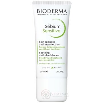 BIODERMA Sébium Sensitive intenzívny krém, aknózna pleť 1x30 ml obrázok