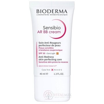 BIODERMA Sensibio AR BB (V3) krém na citlivú pokožku, zjednocujúci (inov. 2021) 1x40 ml obrázok