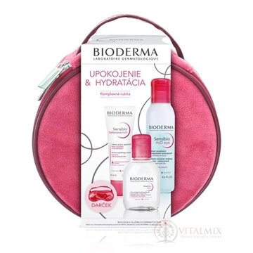 BIODERMA Sensibio set Vianoce 2022 Sensibio H2O 100ml + H2O eye 125ml+ Defensive rich 40ml+ darček, 1x1 set obrázok