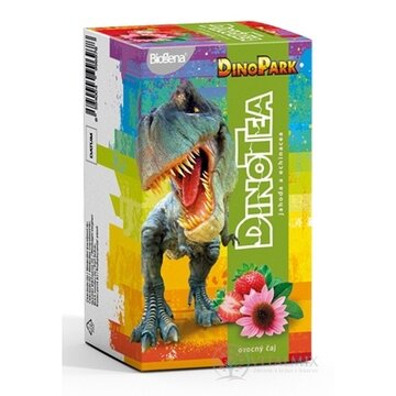 Biogena DinoTea jahoda a echinacea ovocný čaj aromatizovaný, nálevové vrecúška 20x2,3 g (46 g) obrázok