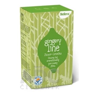 Biogena GINGERY line Zázvor & Limetka čaj 20x2 g (40 g) obrázok