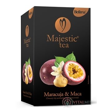 Biogena Majestic Tea Maracuja & Maca ovocný čaj 20x2,5 g (50 g) obrázok