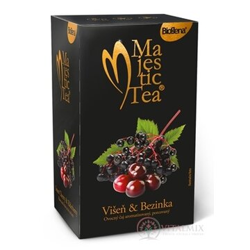 Biogena Majestic Tea Višňa & Baza ovocný čaj 20x2,5 g (50 g) obrázok