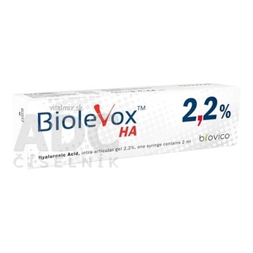 BIOLEVOX HA 2,2% intraartikulárny roztok s obsahom hyaluronátu sodného v predplnenej striekačke s ihlou 1x2 ml obrázok